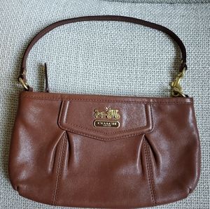 Brown Coach Wristlet